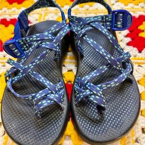 Chaco Womens ZX/2 Classic Strappy Sport Sandal Scope Royal Blue Size 9